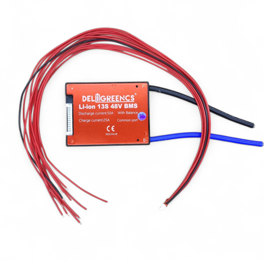 Плата BMS Daly 13S 50A для Li-Ion акумулятора з балансиром