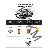 Комплект фільтрів Opel Frontera 2.2 DTI (1997-2004) WIX