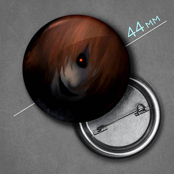 "Містер Чопед (Хомісайфер / Homicipher)" значок круглий на булавці Ø44 мм