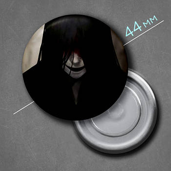 "Містер Кроулінг (Хомісайфер / Homicipher)" магніт круглий Ø44 мм