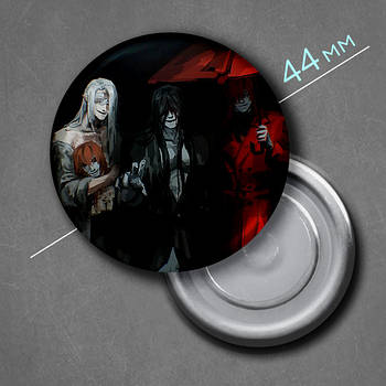 "Хомісайфер / Homicipher" магніт круглий Ø44 мм