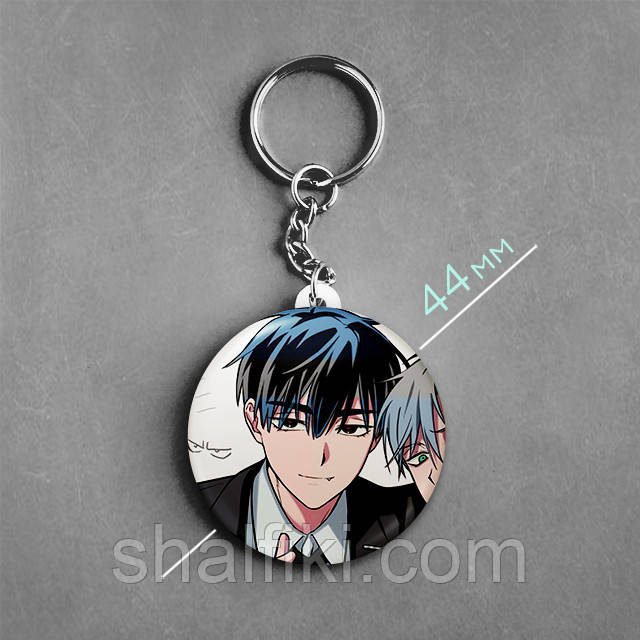 "Іван і Тілл (Інопланетна сцена / Alien Stage)" брелок круглий Ø44 мм, фото 1