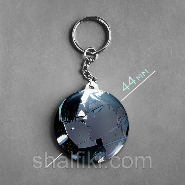 "Іван і Тілл (Інопланетна сцена / Alien Stage)" брелок круглий Ø44 мм, фото 1