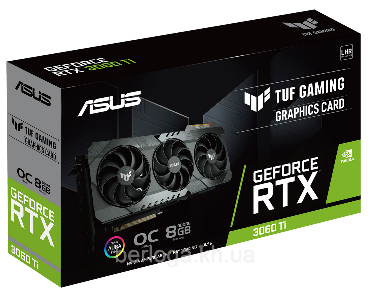 Відеокарта ASUS TUF-RTX3060TI-O8G-V2-GAMING