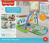 Fisher Price HBB73 Розвивальний килимок 3-в-1 Піаніно, фото 8