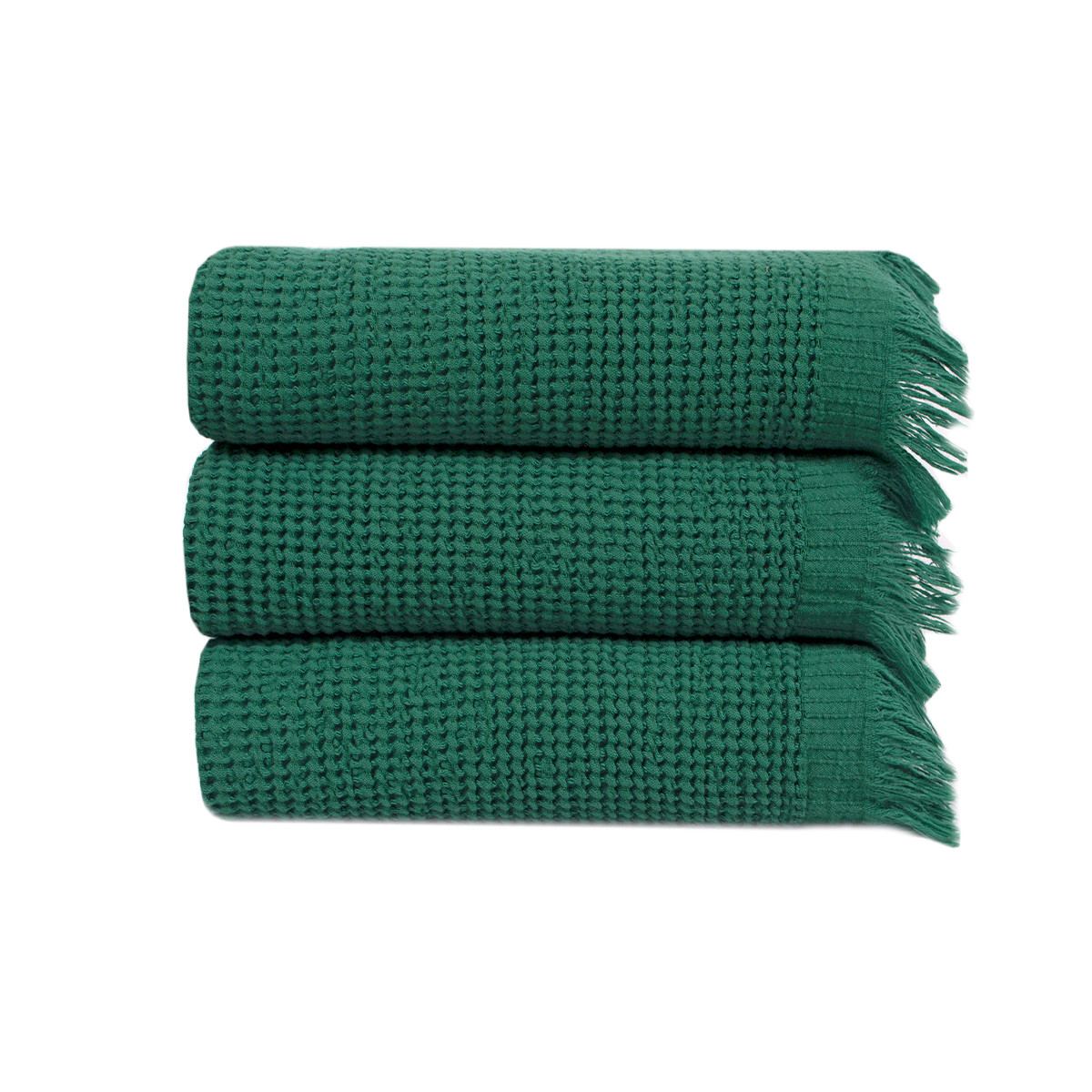 Набір рушників Lotus Home — Rius green зелений 35*50 (3 од.), фото 1