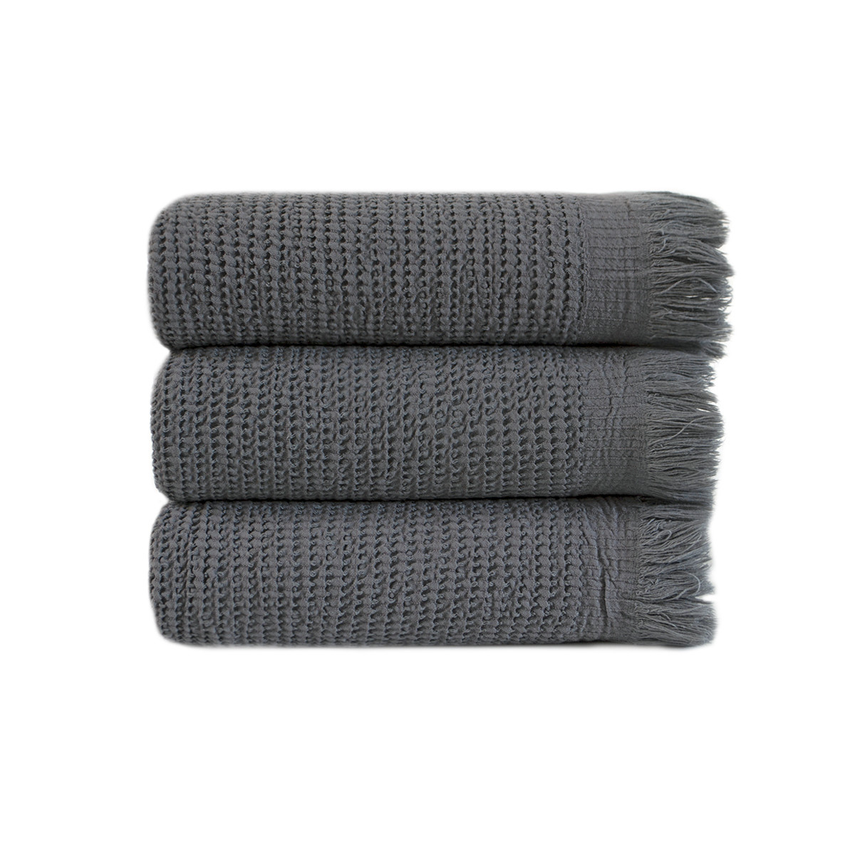 Рушник Lotus Home — Rius antrasit антрацит 50*100, фото 1