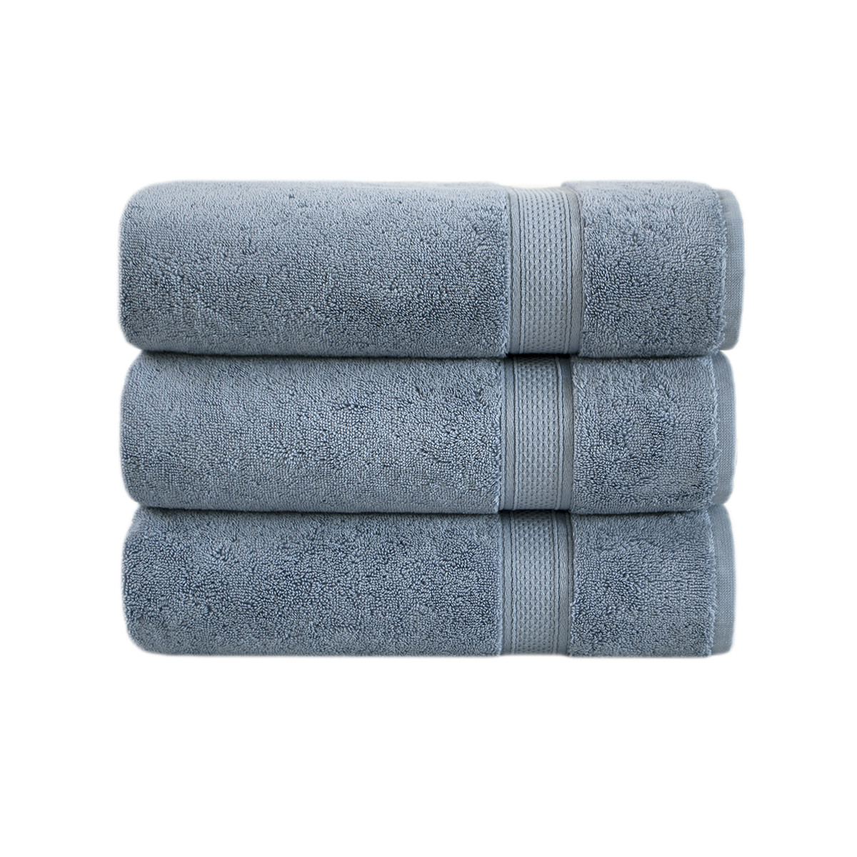 Рушник махровий Lotus Home — Grand soft twist denim денім 90*150