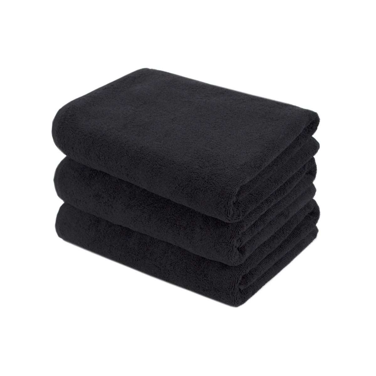 Рушник Lotus Home — Hotel Basic чорний 70*140 (16/1) 400 г/м2, фото 1