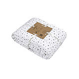 Постільна білизна Lotus Home Фланель - Sky Full білий/сірий полуторний, фото 5