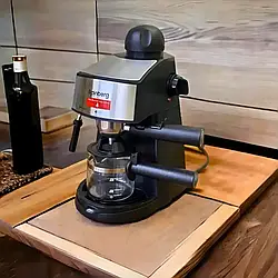 Кавоварка Rainberg RB-8111 ріжкова Espresso з капучинатором