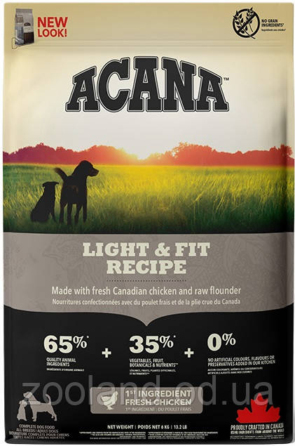 A51211 Acana Light&Fit, 11,4 кг