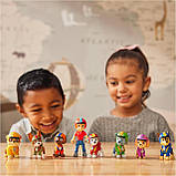 Щенячий патруль набір 8 цуценят Paw Patrol: Jungle Pups Action Figures, фото 4