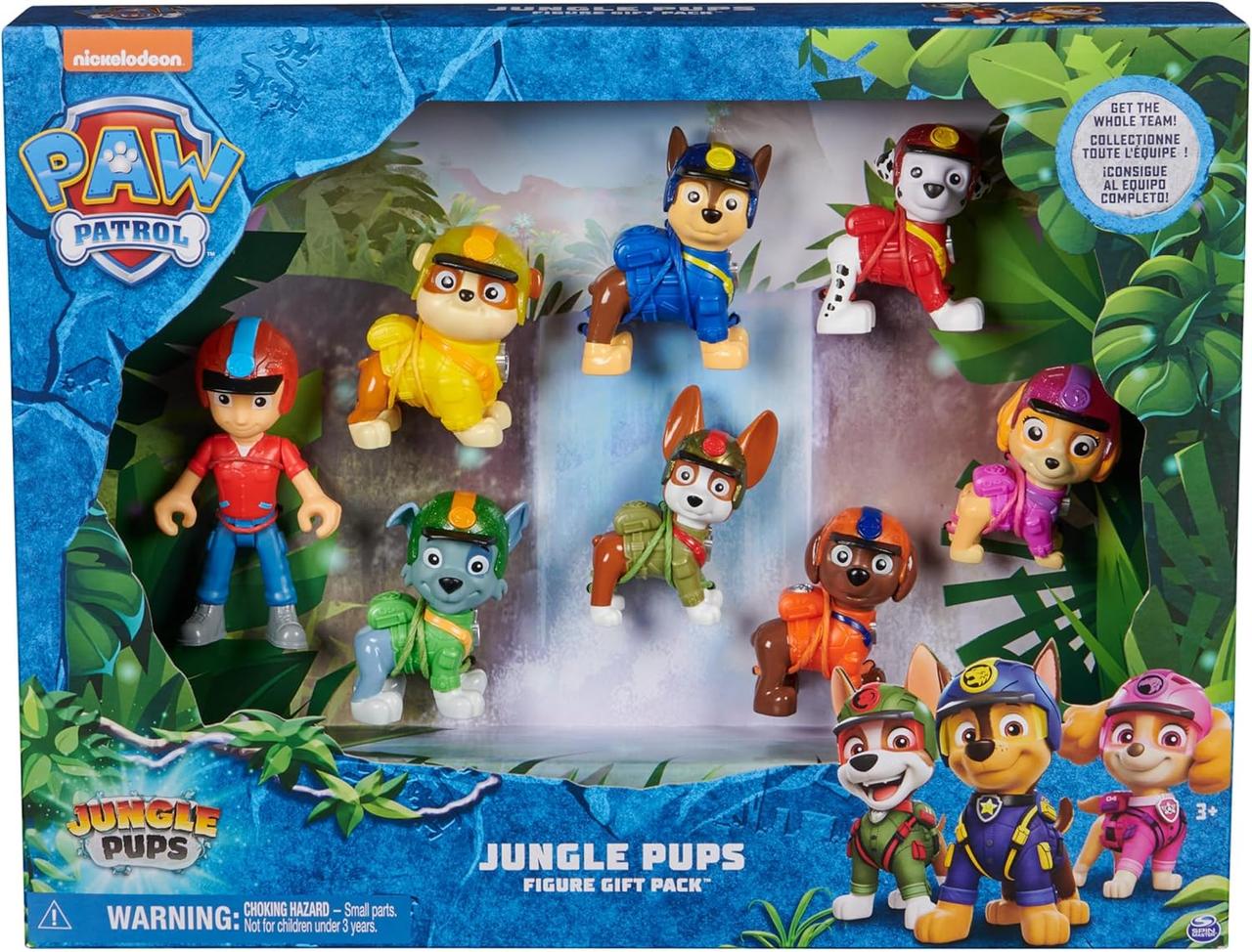 Щенячий патруль набір 8 цуценят Paw Patrol: Jungle Pups Action Figures