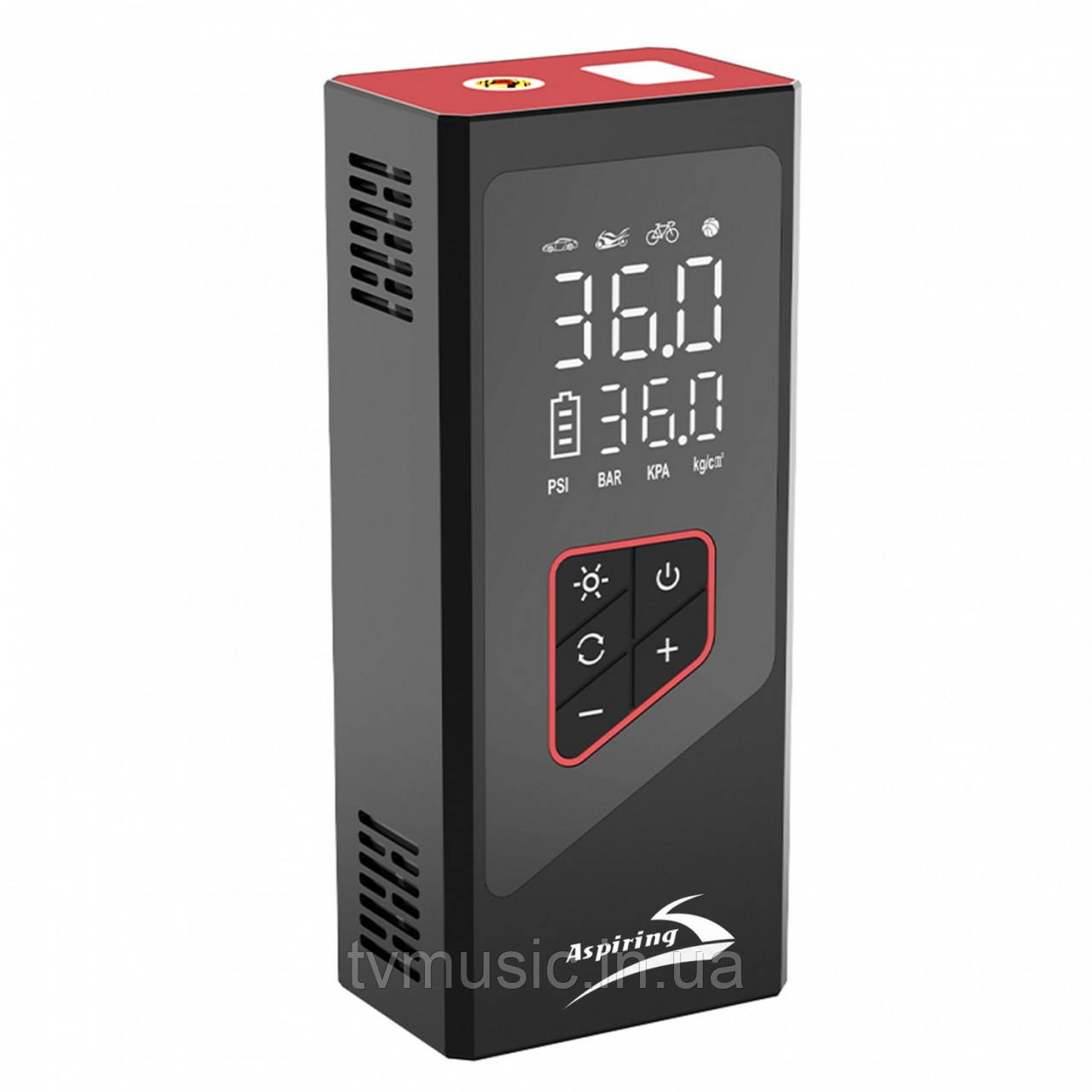 Компресор автомобільний Aspiring Storm 3 Powerbank 90W 30L/min, фото 1