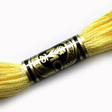 Муліне DMC 727. Нитки для вишивання, фото 1