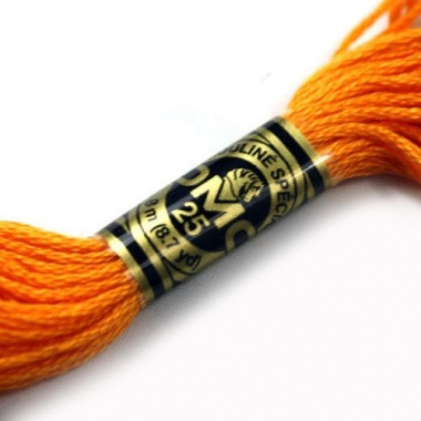 Муліне DMC 741. Нитки для вишивання, фото 1