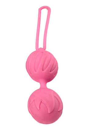 Вагінальні кульки Adrien Lastic Geisha Lastic Balls S, рожеві, фото 3