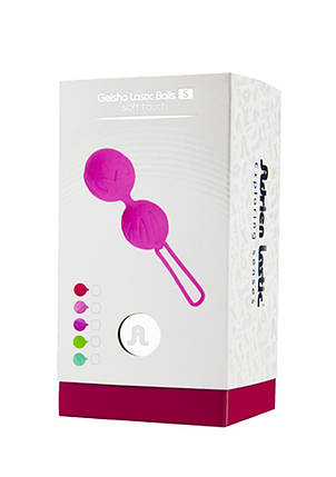 Вагінальні кульки Adrien Lastic Geisha Lastic Balls S, рожеві, фото 4