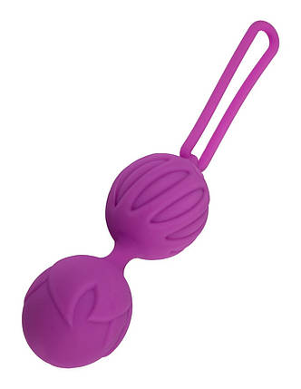 Вагінальні кульки Adrien Lastic Geisha Lastic Bal, розмір S, фіолетові, фото 3