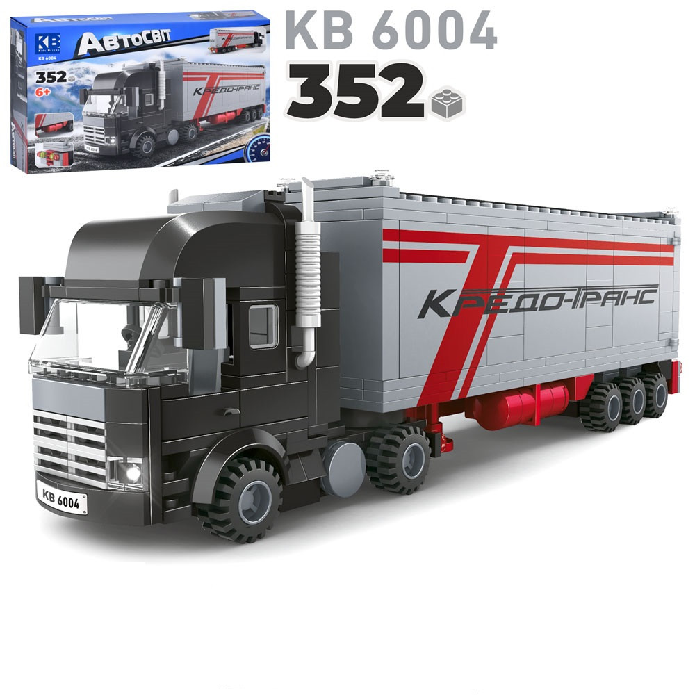 Дитячий конструктор трейлер Limo Toy KB 6004 352 шт, фото 1