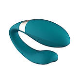 Вібратор для пар LELO Tiani Duo Ocean Blue, 2 мотори, пульт ДК - SX1293, фото 6