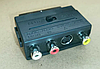 Перехідник SCART – 3RCA AV (тюльпани), двосторонній, з перемикачем SH-3009, фото 2