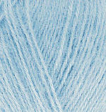 Alize ANGORA GOLD (Ангора Голд) № 953 блакитний (Вовняна пряжа ангора, нитки для в'язання), фото 2