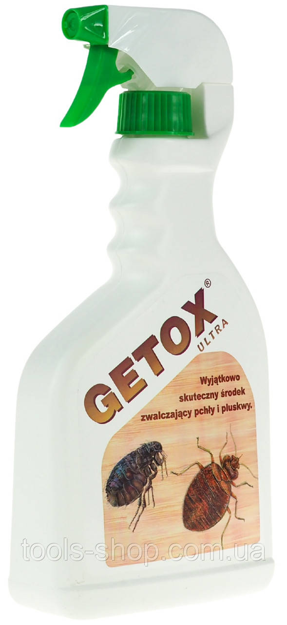 Спрей проти бліх, клопів, тарганів та інших комах GETOX ULTRA 600 мл, фото 1