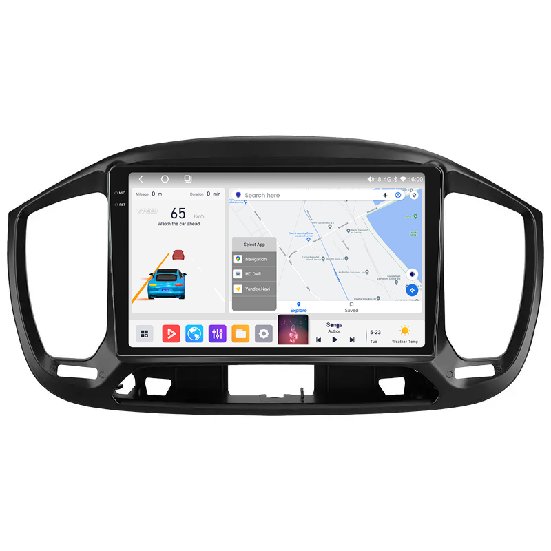 Штатная магнитола Mekede MS 2k Fiat Uno (2014-2020) CarPlay QleD, фото 1