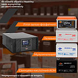 Джерело безперебійного живлення LogicPower 12V LPM-PSW-1500VA (1050Вт) з правильною синусоїдою, фото 7