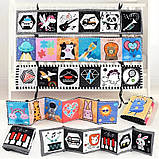 Іграшка Монтессорі для малюків, розвивальна м'яка сенсорна іграшка для маленьких дітей, колір уточнюйте, фото 4