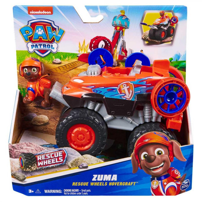 Ігровий набір PAW Patrol Rescue Wheels Zuma рятувальний автомобіль з водієм Зума
