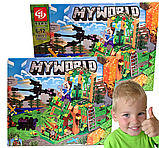 Конструктор Майнкрафт Вежа захисту від криперів та дракона, 391 деталь, F9020-2, фото 2