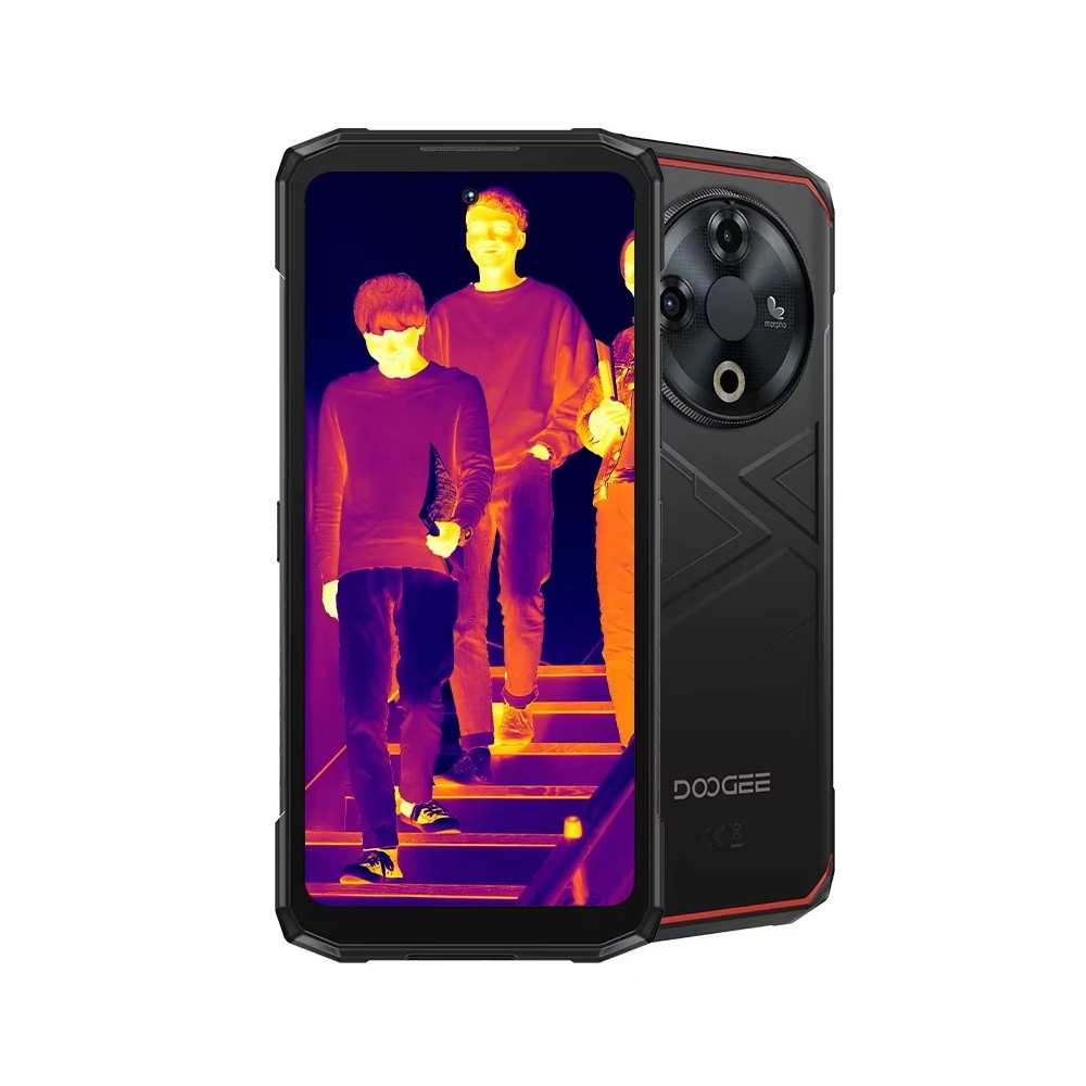 Потужний смартфон DOOGEE Fire 6 6/256Gb black з тепловізором та акумулятором 10400 мАг, фото 1