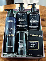 Набор парфюмированной косметики для ухода для мужчин ChaneІ Bleu de Chanel 5 в 1