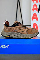 Зимові Чоловічі Кросівки Hoka Anacapa Low Gore-Tex Dune Oxford Tan / Хока Анакапа Гор Текс Низькі Коричневі, фото 3