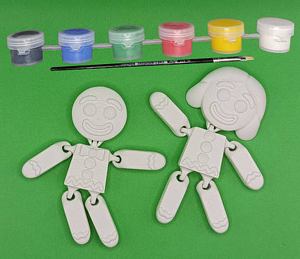 3D розмальовка "Різдвяна парочка"