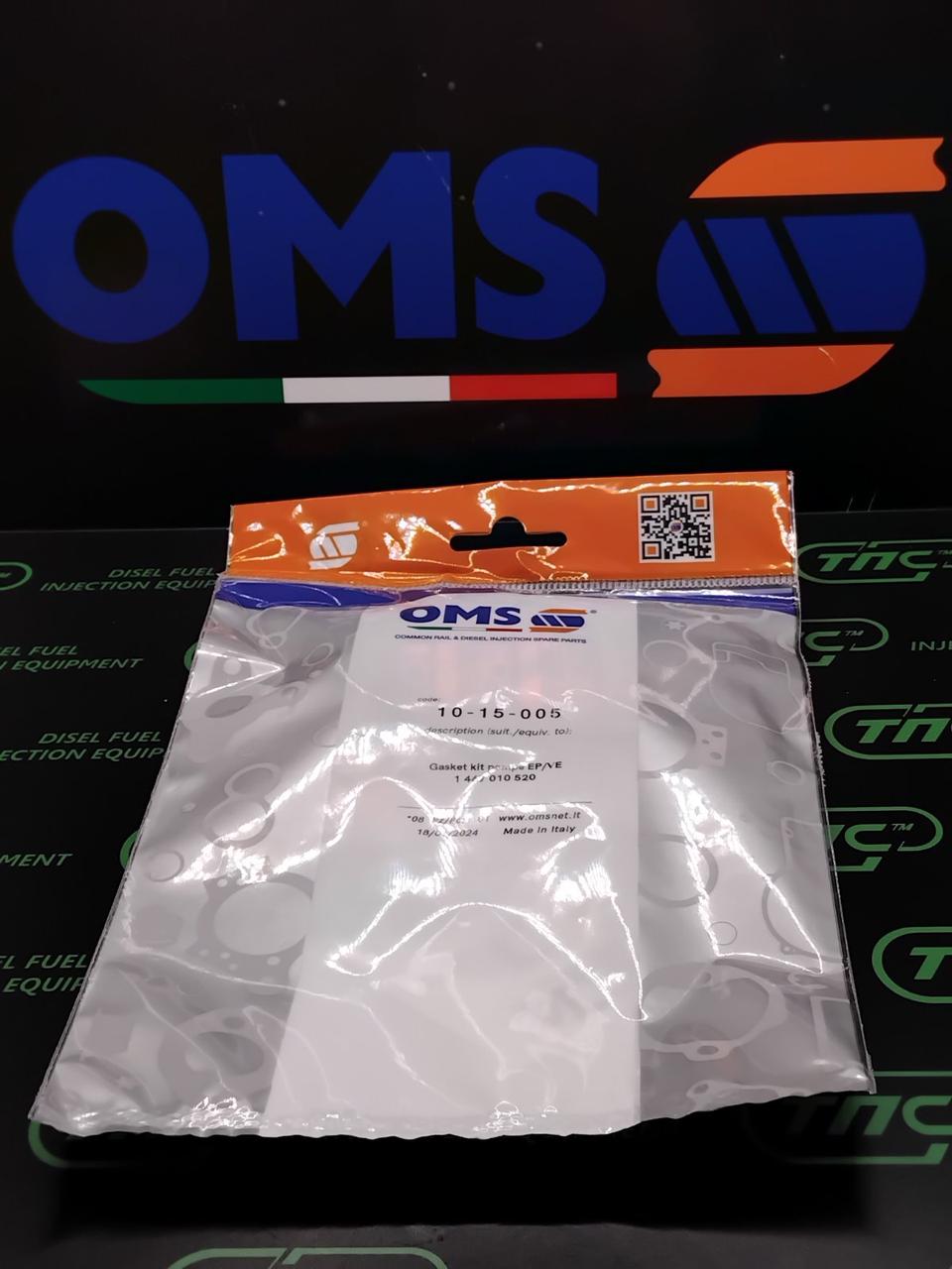 Ремкомплект ПНВТ VE 10-15-005 (1467010520, 1467010059 BOSCH) OMS (+ сальник D=20mm)