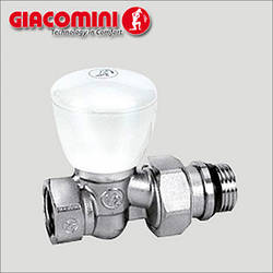Ручний клапан для радіатора 1/2" Giacomini прямий