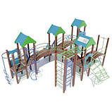 Ігровий комплекс "Фортеця друзів" 1,2 м для вулиці на дитячий майданчик, фото 4