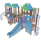 Ігровий комплекс "Фортеця друзів" 1,2 м для вулиці на дитячий майданчик, фото 3