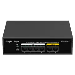 Ruijie Reyee RG-ES106F-P 6-портовий 10/100Мб некерований PoE