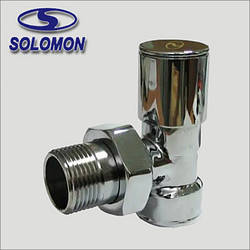 Кран радіаторний верхній Solomon 1/2" кутовий