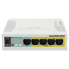 MikroTik RB260GSP (CSS106-1G-4P-1S) 5-портовий гігабітний керований PoE