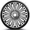 Ковпаки колісні ARGO R15 VOLANTE SILVER BLACK, фото 2