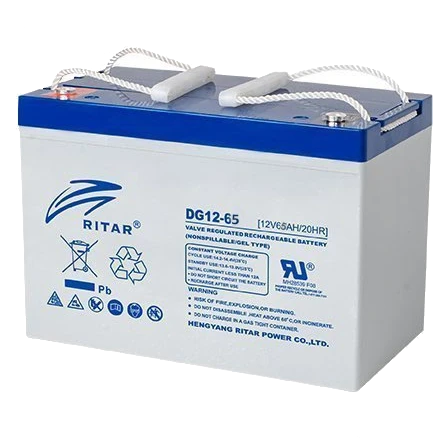 RITAR DG12-65 12 V 65 Ah GEL Акумуляторна батарея