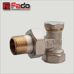 Кран радіаторний нижній Fado Classic 1/2" кутовий