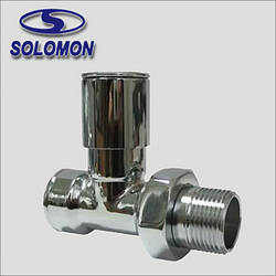 Кран радіаторний верхній Solomon 1/2" прямий