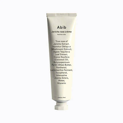 Живильний крем для сухої шкіри з ієрихонською трояндою Abib Jericho Rose Crème Nutrition Tube 75 мл, фото 1